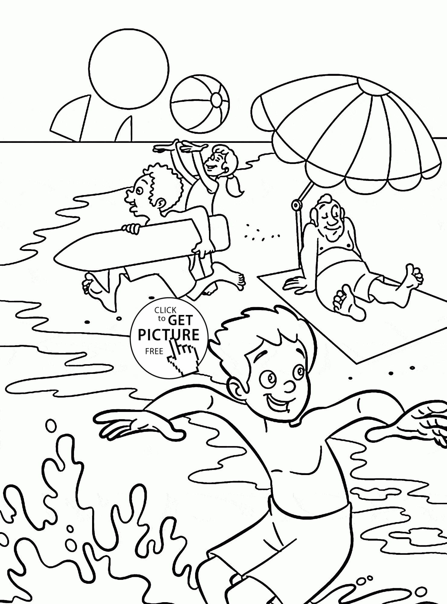 90 Printable Summer Hike Coloring Pages 85