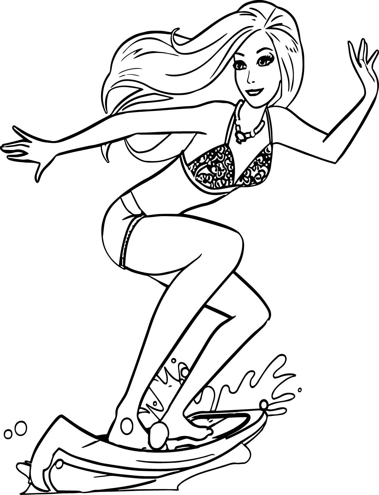 90 Printable Surf Contest Coloring Pages 19