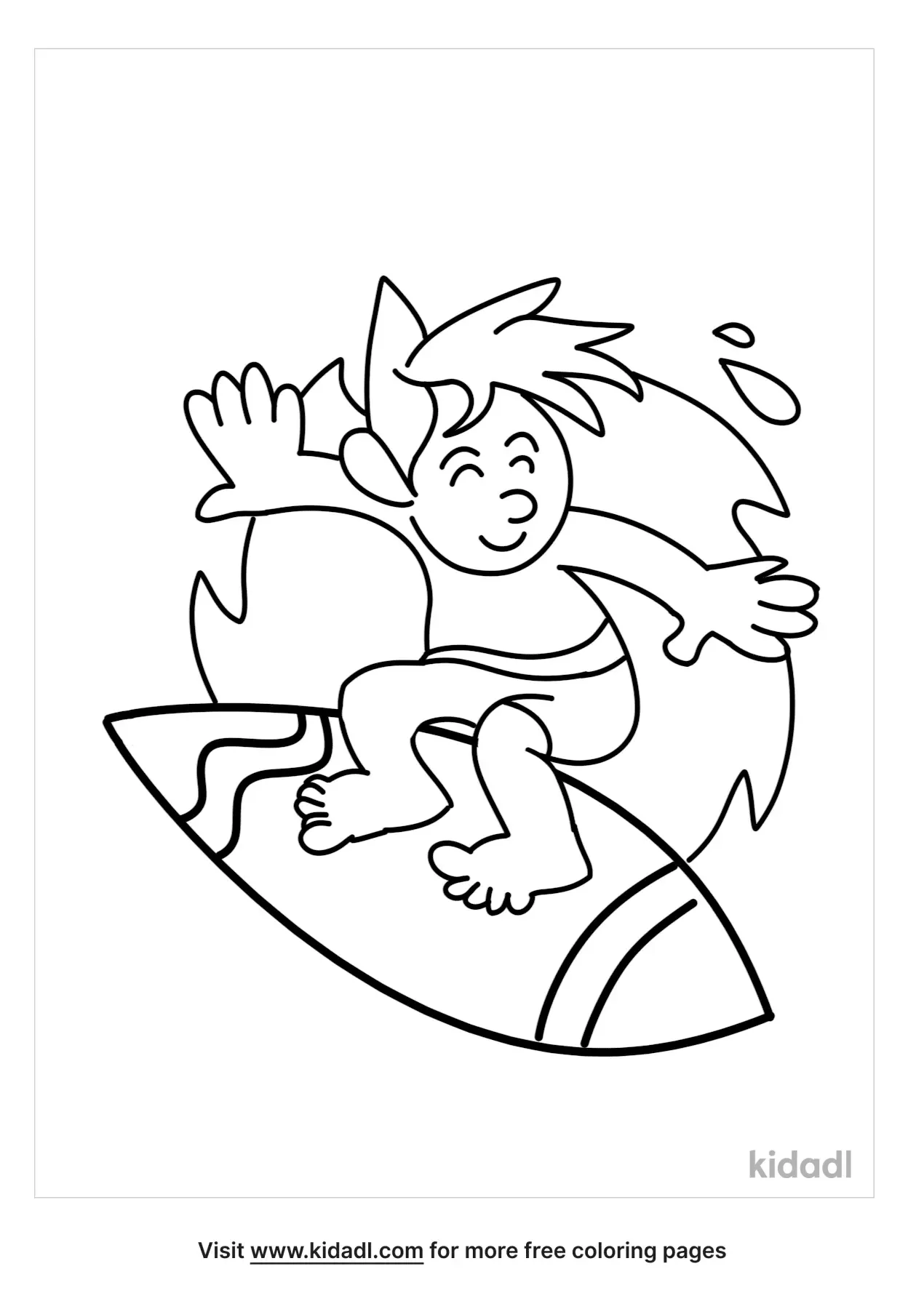 90 Printable Surf Contest Coloring Pages 2