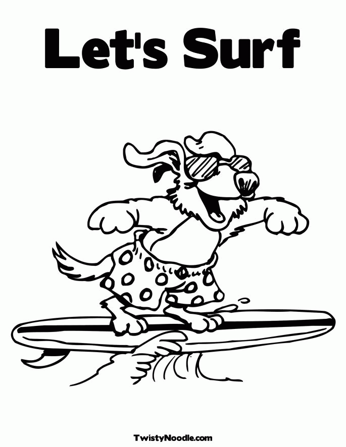 90 Printable Surf Contest Coloring Pages 25