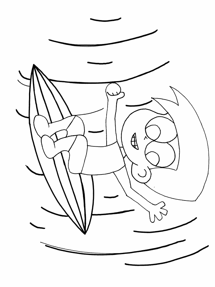 90 Printable Surf Contest Coloring Pages 31