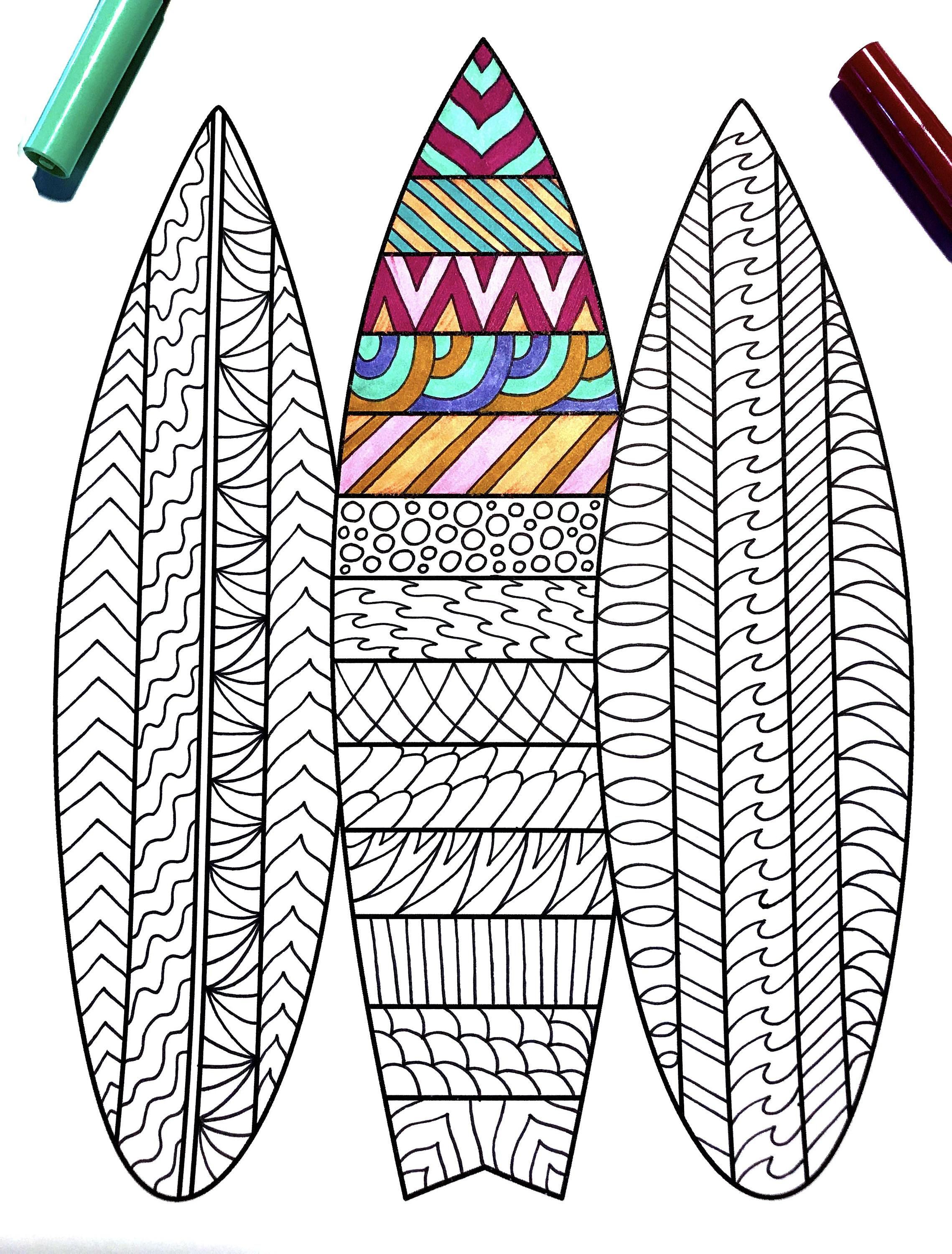 90 Printable Surf Contest Coloring Pages 40