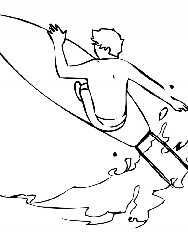 90 Printable Surf Contest Coloring Pages 44