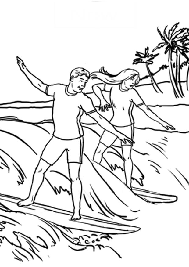 90 Printable Surf Contest Coloring Pages 48