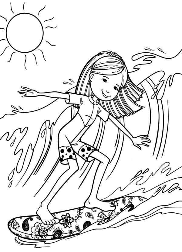 90 Printable Surf Contest Coloring Pages 50