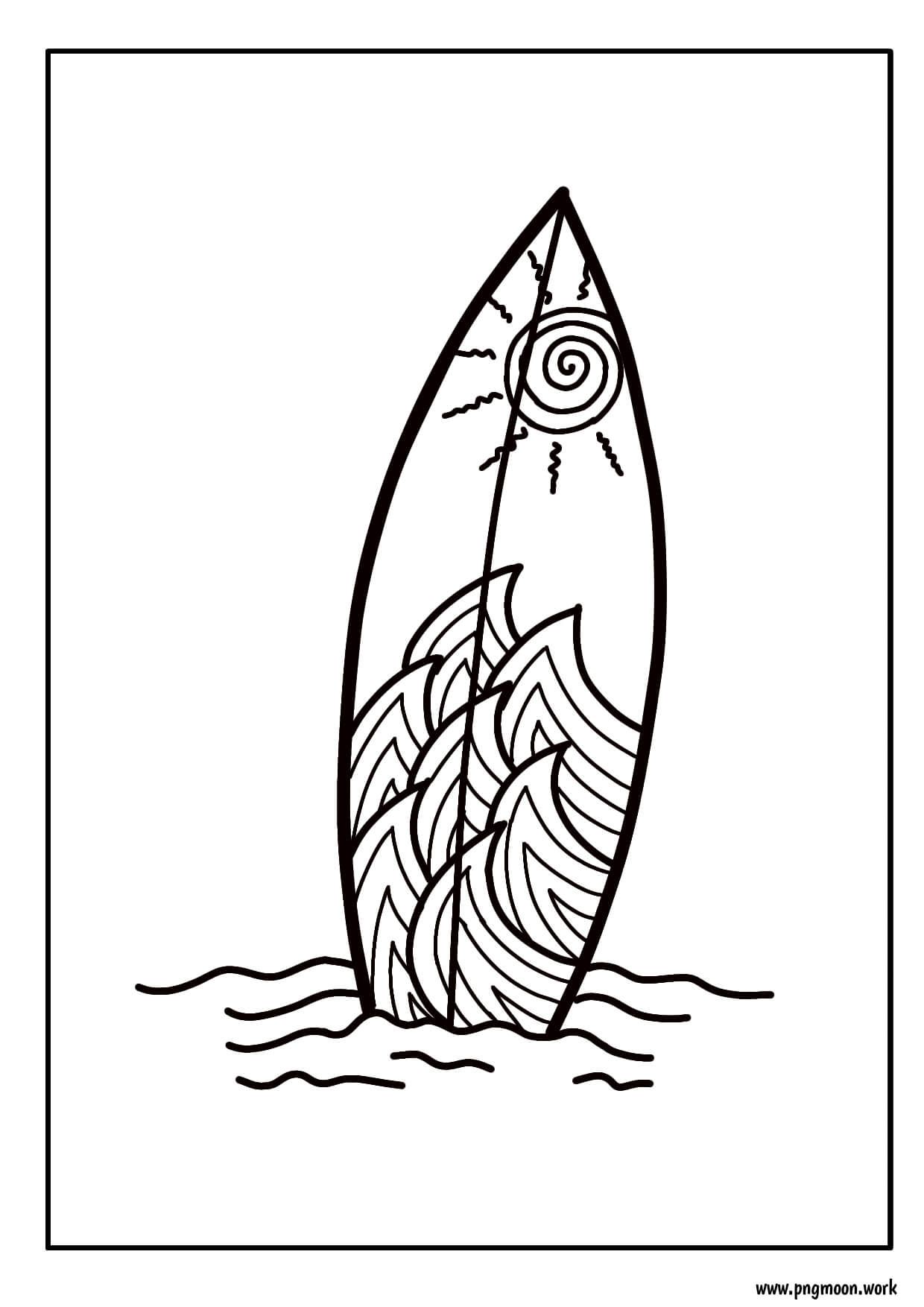 90 Printable Surf Contest Coloring Pages 65