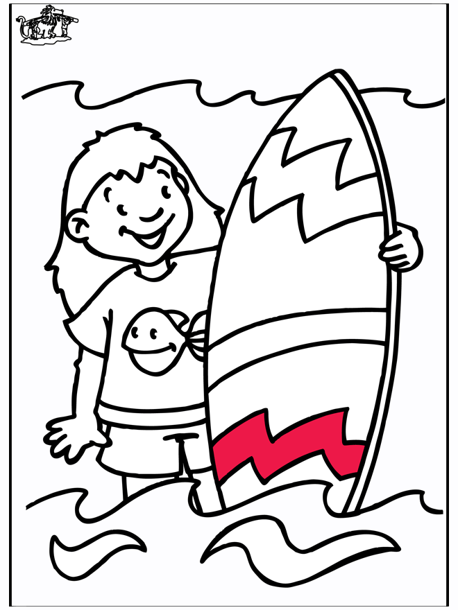 90 Printable Surf Contest Coloring Pages 71