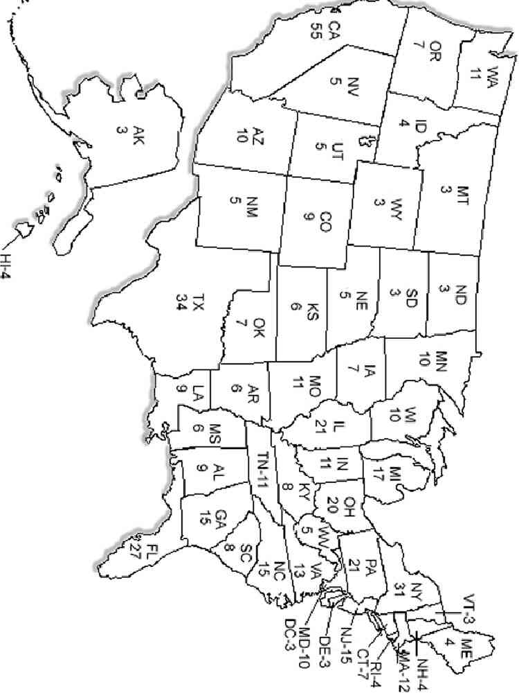 90 Printable Usa Map For Coloring 2