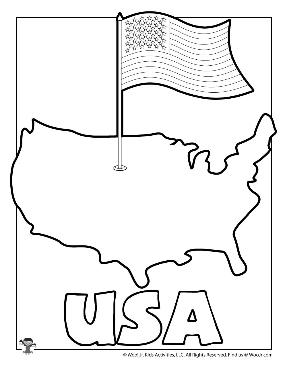 90 Printable Usa Map For Coloring 21