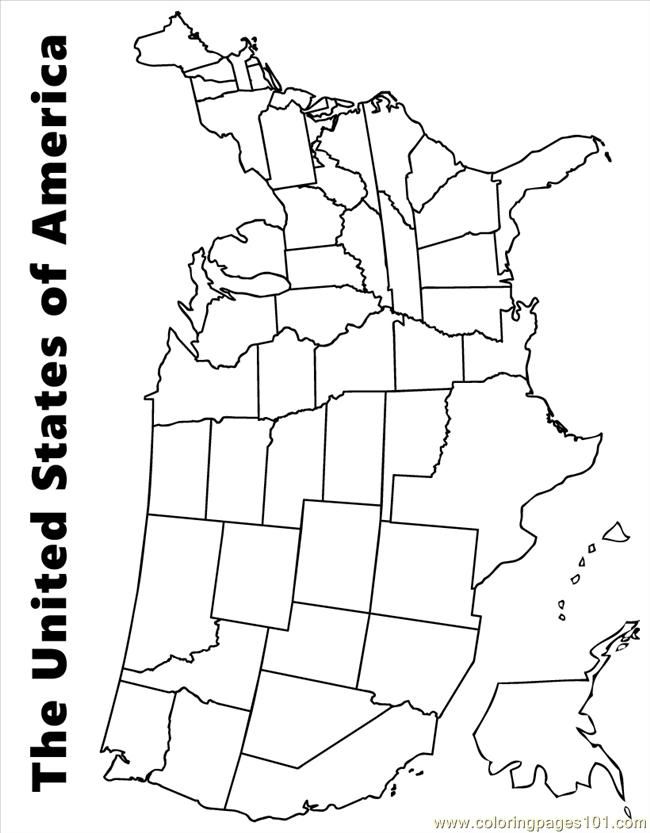 90 Printable Usa Map For Coloring 26