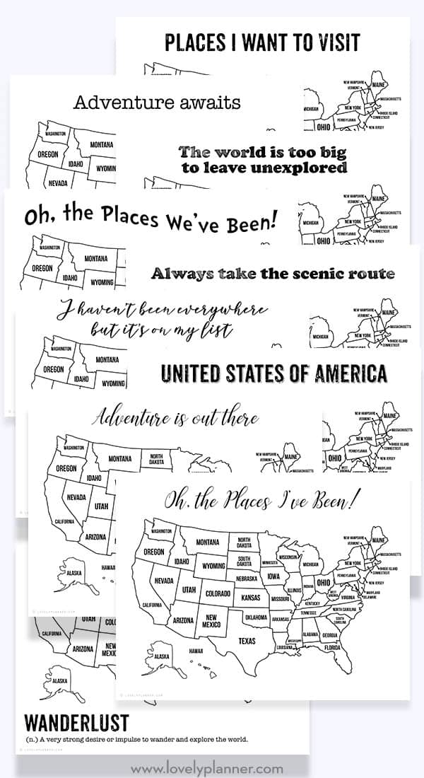 90 Printable Usa Map For Coloring 38