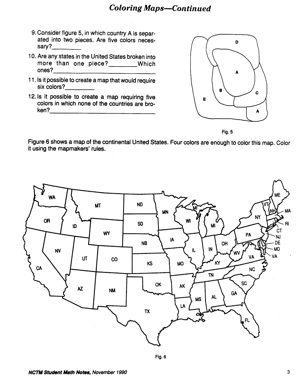 90 Printable Usa Map For Coloring 7