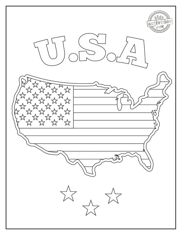 90 Printable Usa Map For Coloring 86