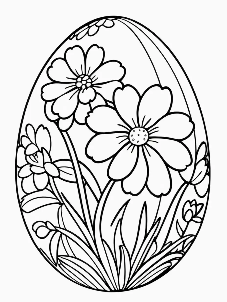 Get 85 Easy Easter Egg Coloring Pages Ideas 12