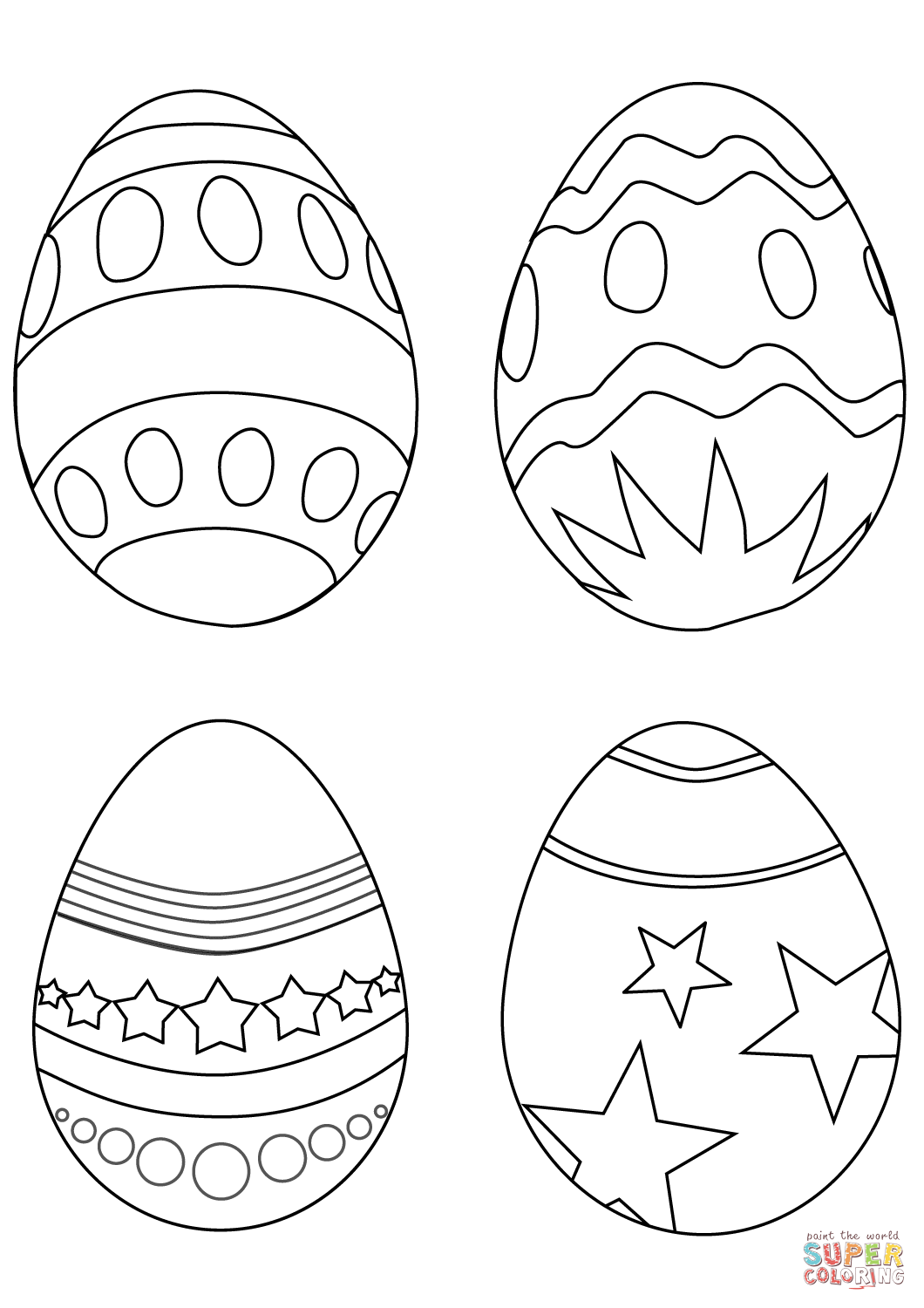 Get 85 Easy Easter Egg Coloring Pages Ideas 65