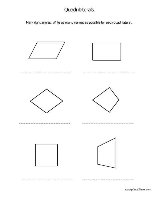 Get 85 Quadrilaterals Coloring Activity Ideas 2