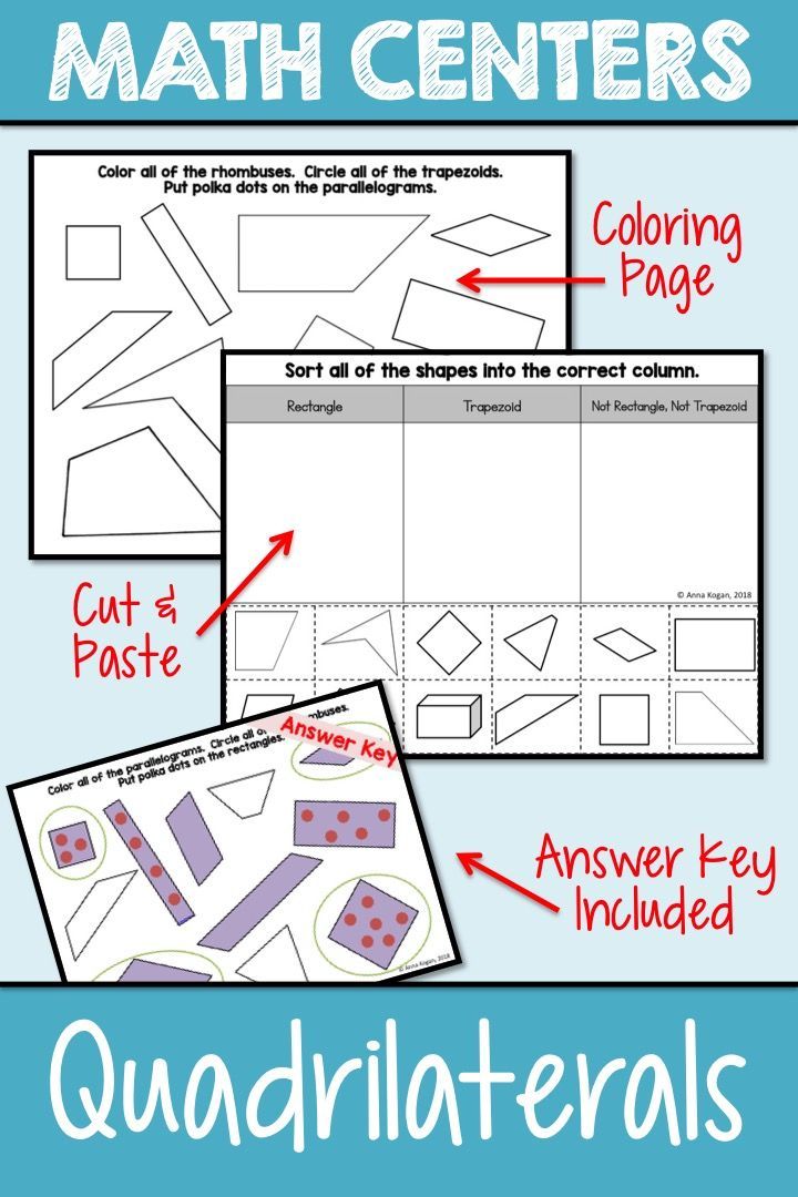 Get 85 Quadrilaterals Coloring Activity Ideas 4