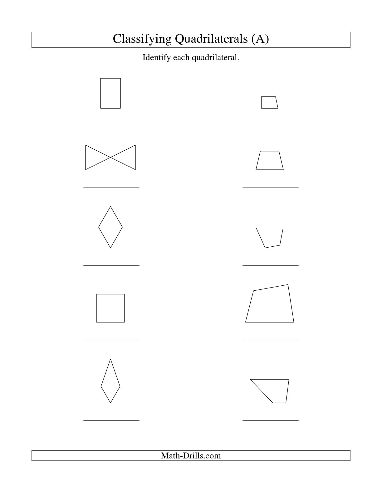 Get 85 Quadrilaterals Coloring Activity Ideas 65