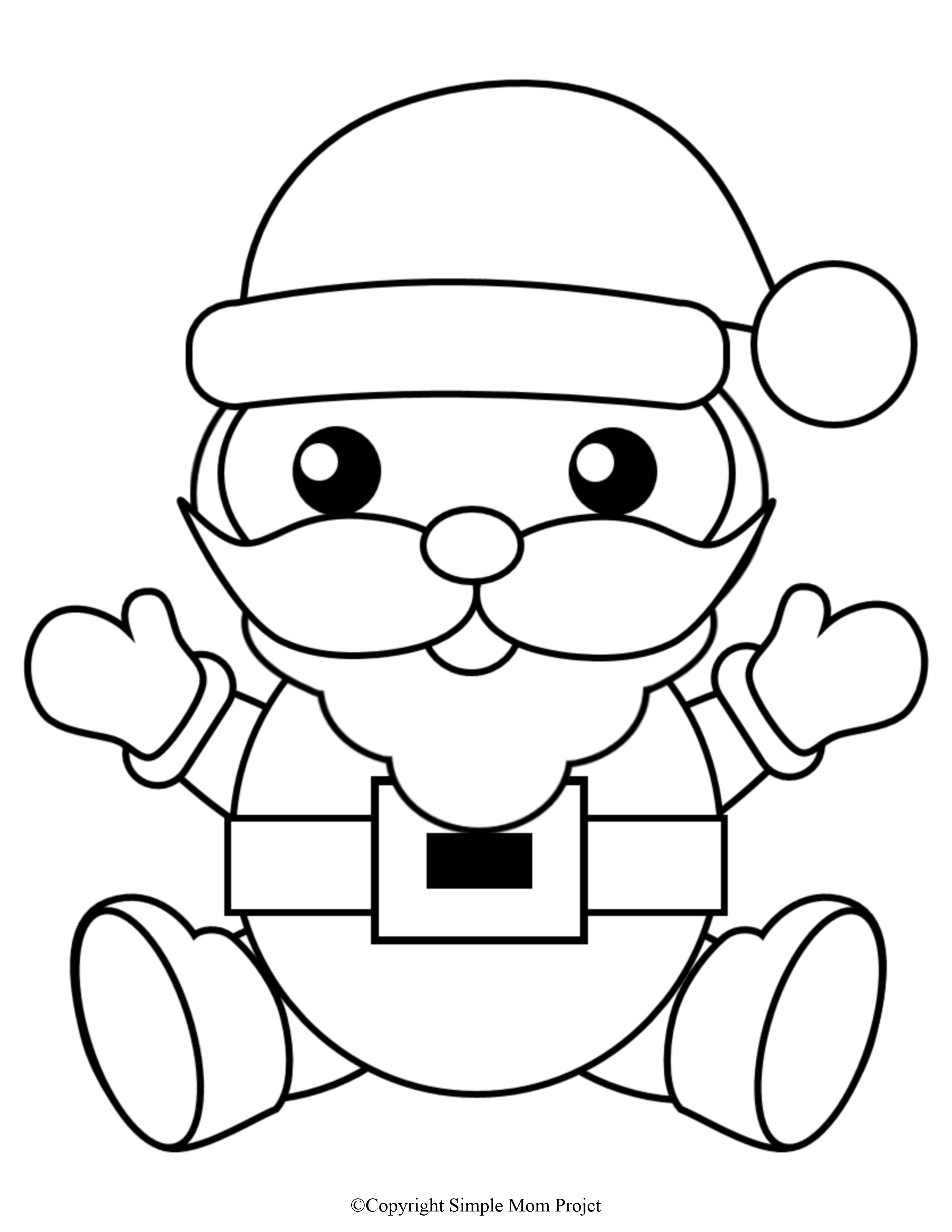 Get 85 Santa Clause Coloring Page Ideas 1