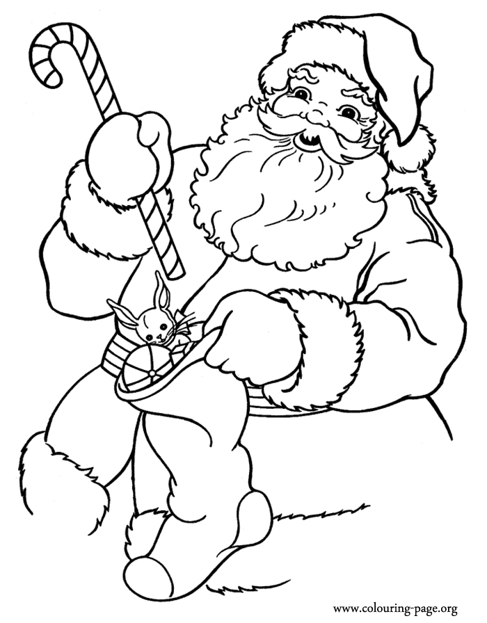 Get 85 Santa Clause Coloring Page Ideas 10