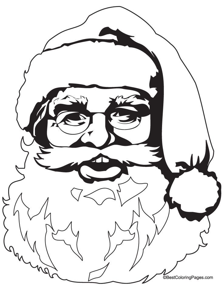 Get 85 Santa Clause Coloring Page Ideas 11