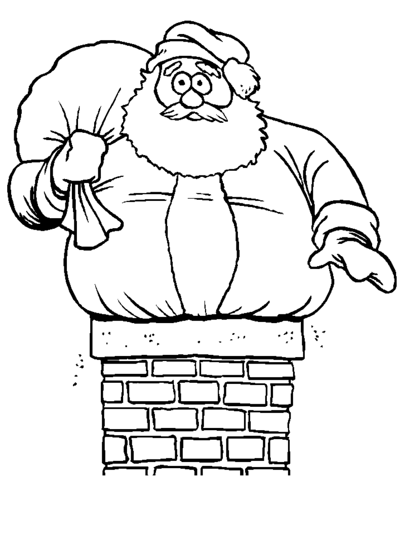 Get 85 Santa Clause Coloring Page Ideas 13