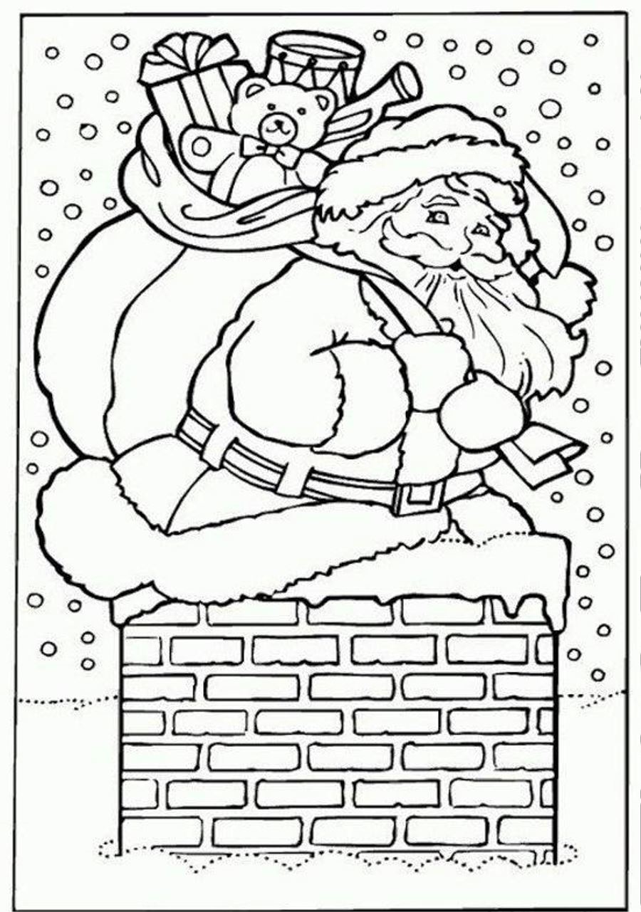 Get 85 Santa Clause Coloring Page Ideas 14