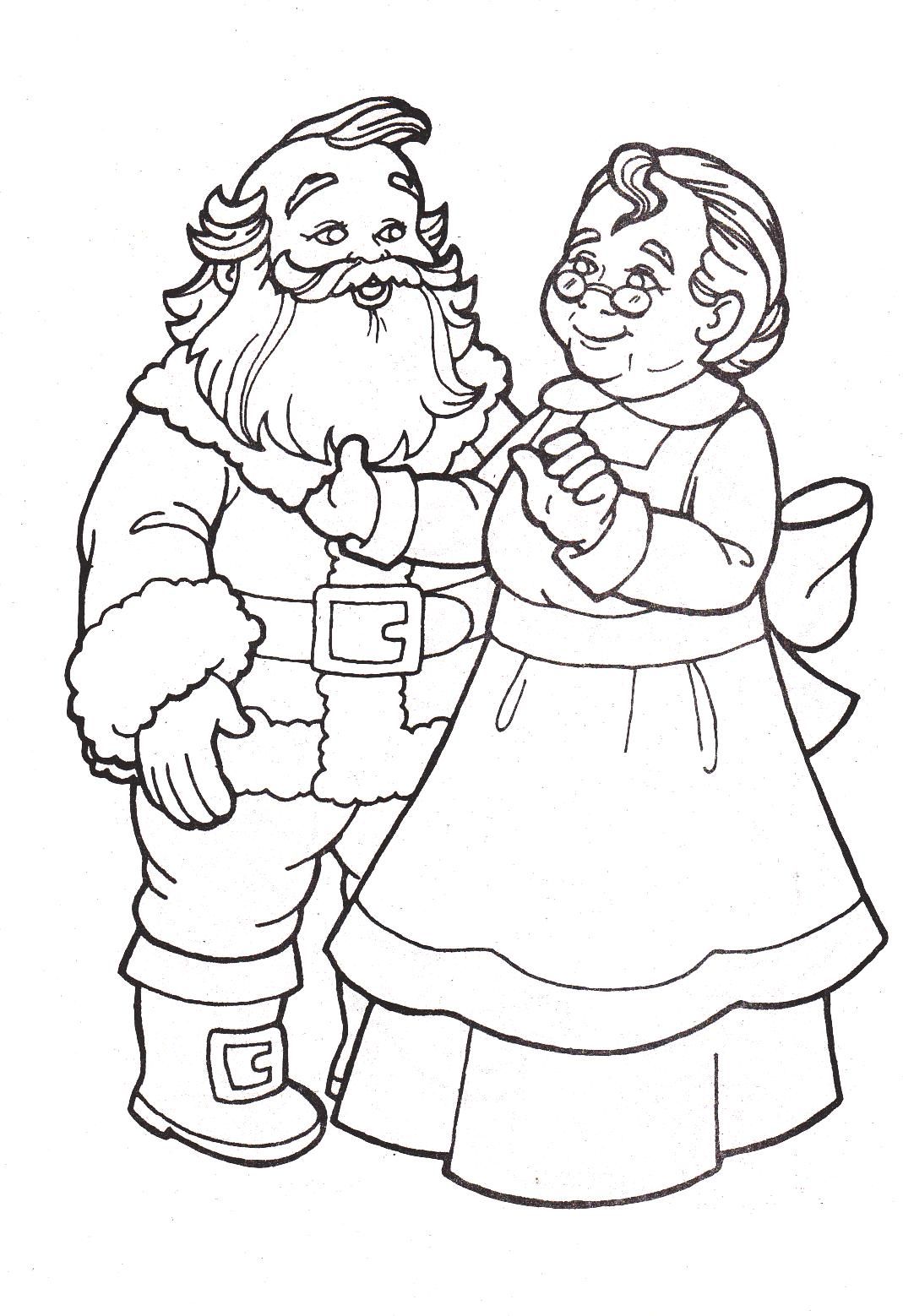 Get 85 Santa Clause Coloring Page Ideas 16