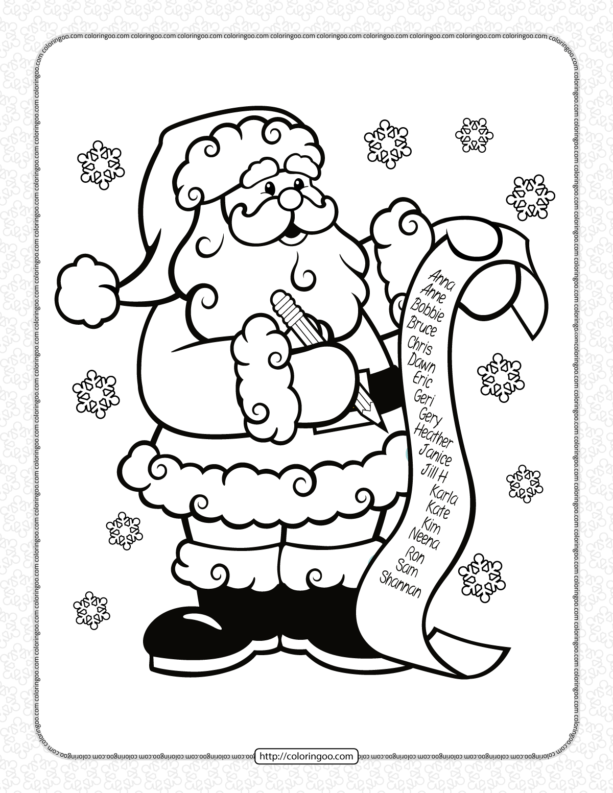 Get 85 Santa Clause Coloring Page Ideas 2