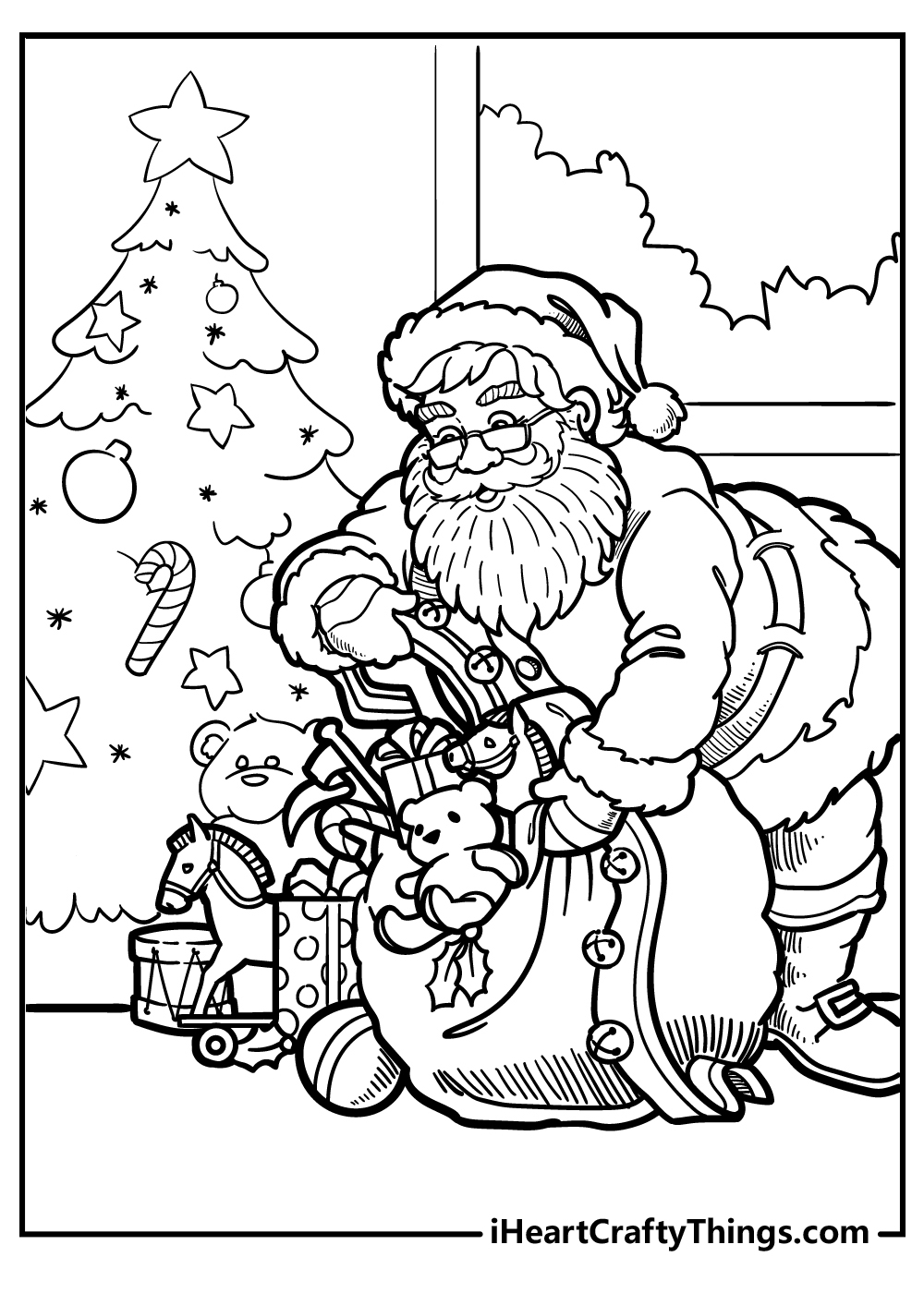 Get 85 Santa Clause Coloring Page Ideas 21