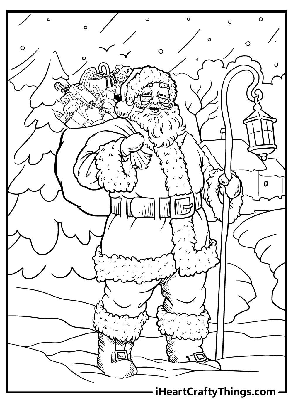 Get 85 Santa Clause Coloring Page Ideas 29