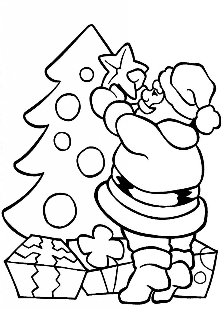 Get 85 Santa Clause Coloring Page Ideas 3