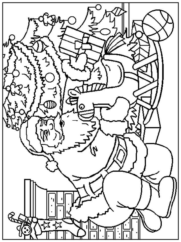 Get 85 Santa Clause Coloring Page Ideas 31