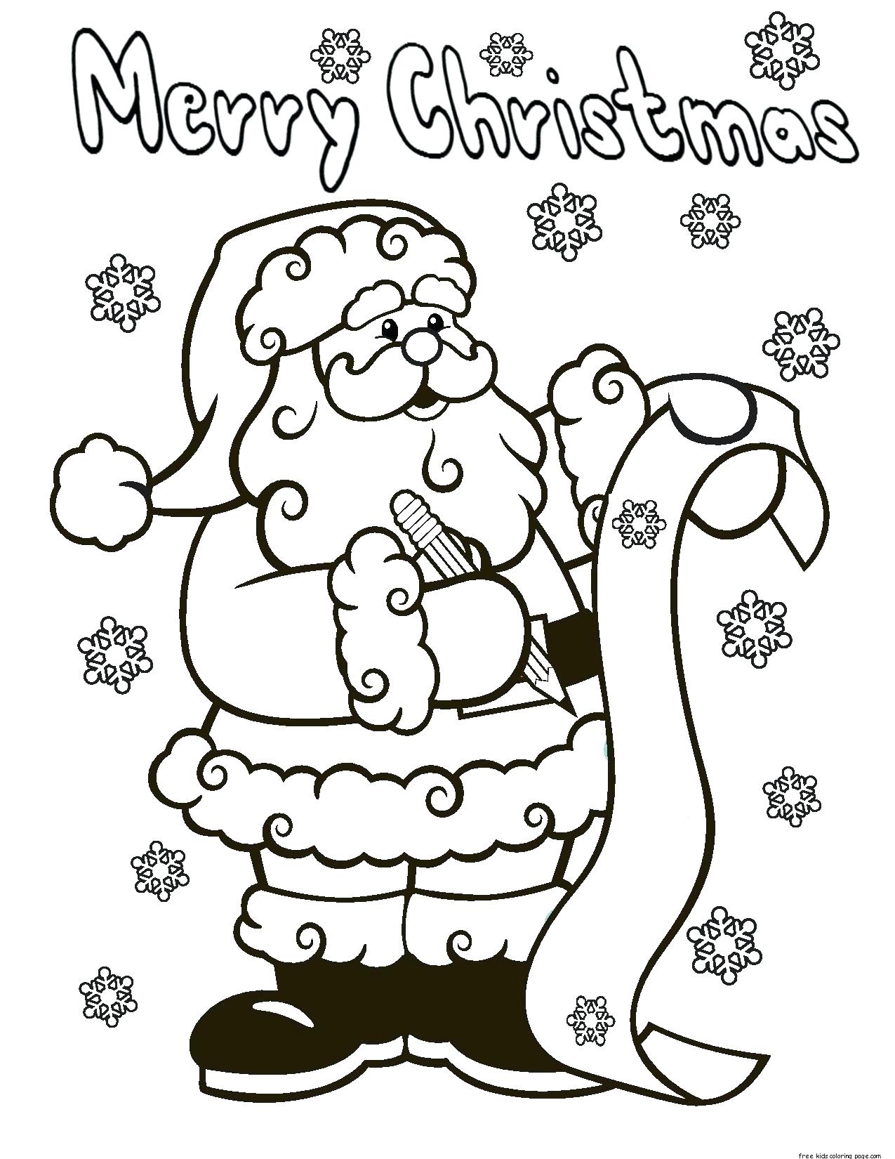 Get 85 Santa Clause Coloring Page Ideas 32