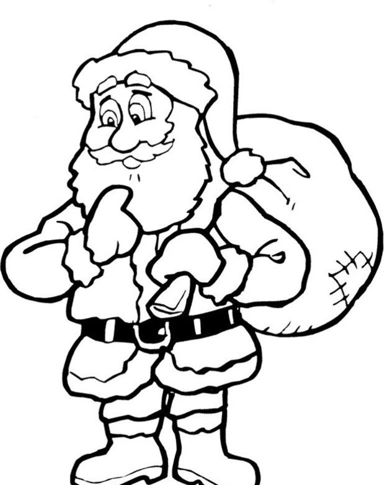 Get 85 Santa Clause Coloring Page Ideas 33