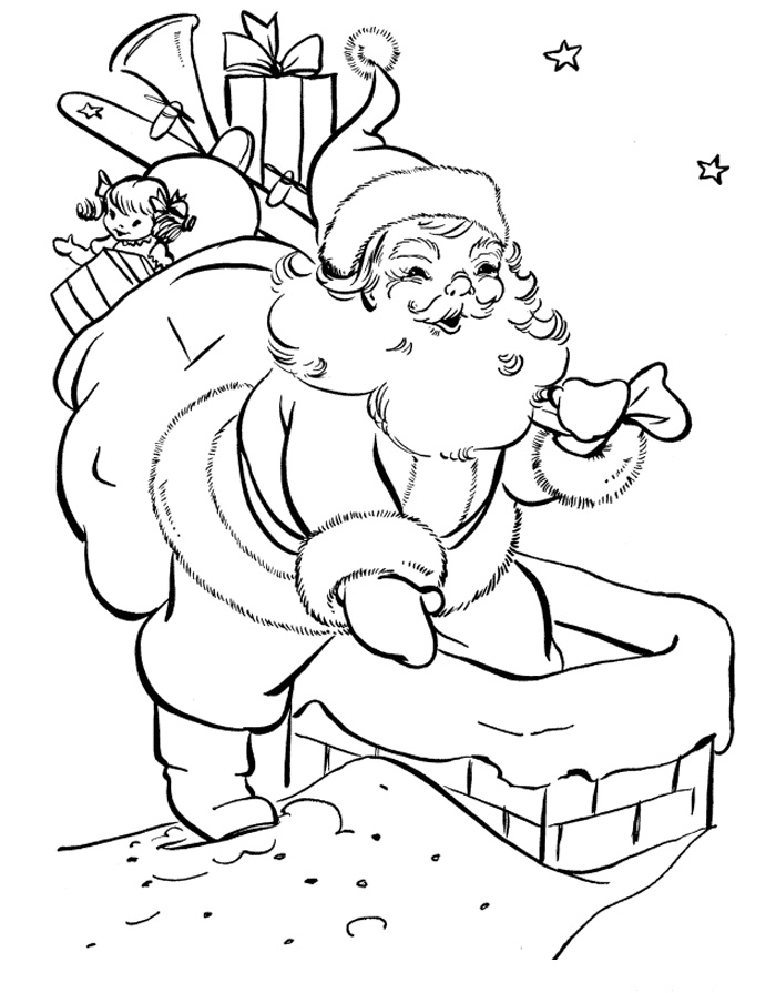 Get 85 Santa Clause Coloring Page Ideas 34