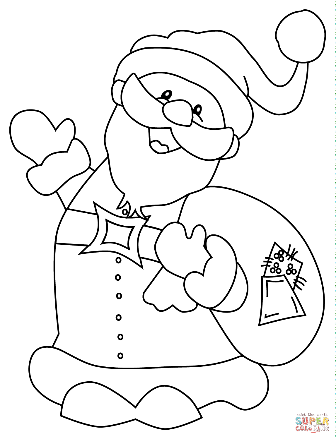 Get 85 Santa Clause Coloring Page Ideas 38