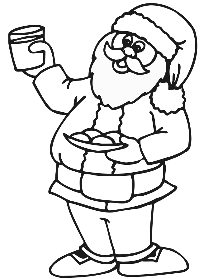 Get 85 Santa Clause Coloring Page Ideas 5