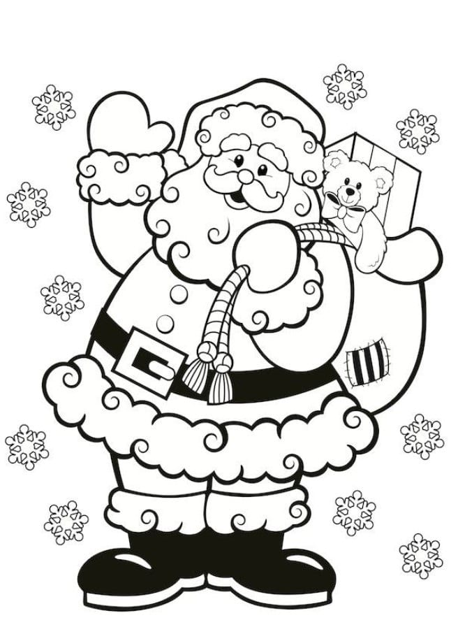 Get 85 Santa Clause Coloring Page Ideas 58