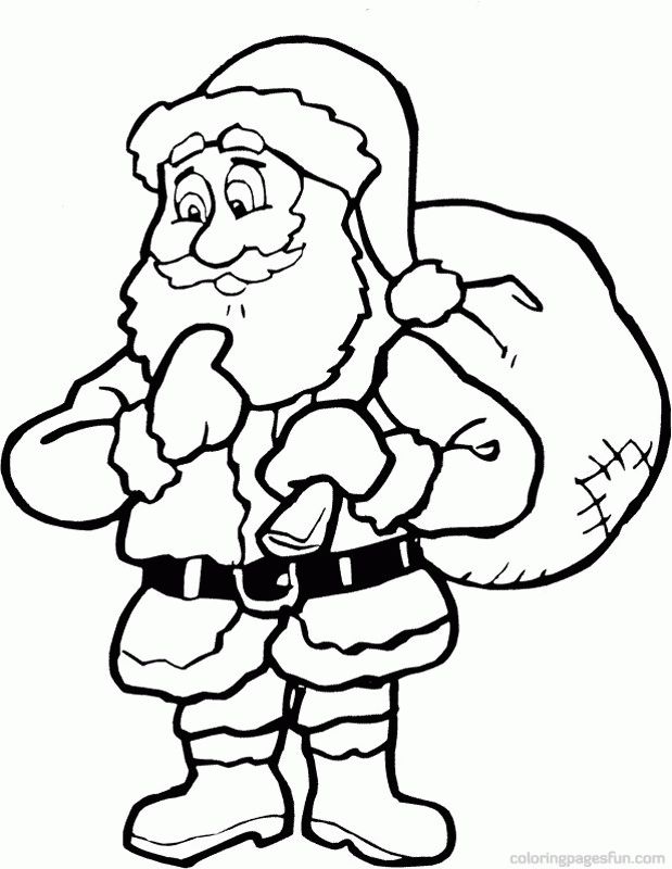 Get 85 Santa Clause Coloring Page Ideas 60