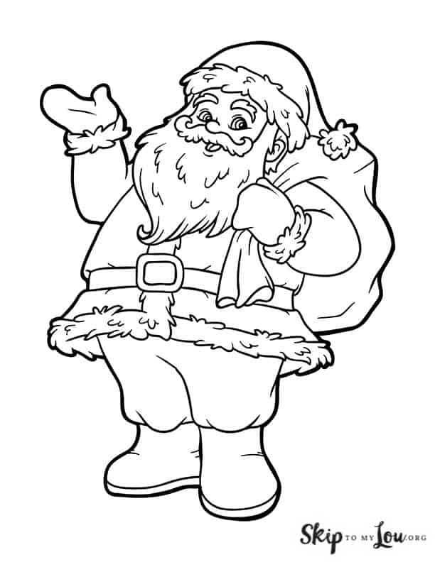 Get 85 Santa Clause Coloring Page Ideas 61