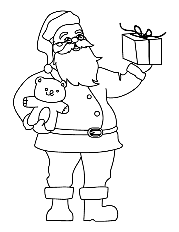 Get 85 Santa Clause Coloring Page Ideas 62