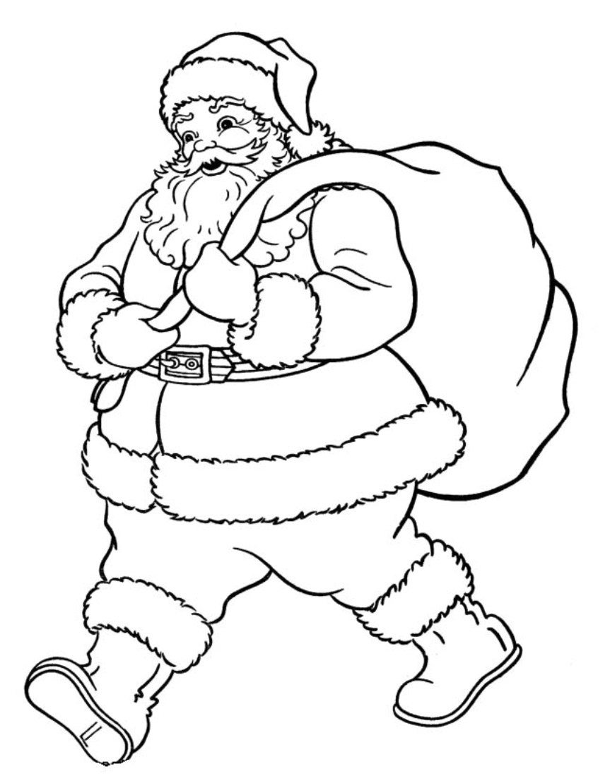 Get 85 Santa Clause Coloring Page Ideas 63