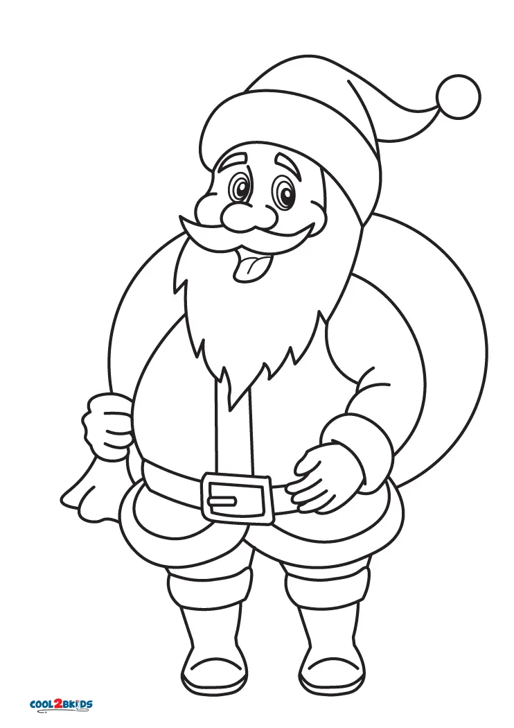 Get 85 Santa Clause Coloring Page Ideas 65