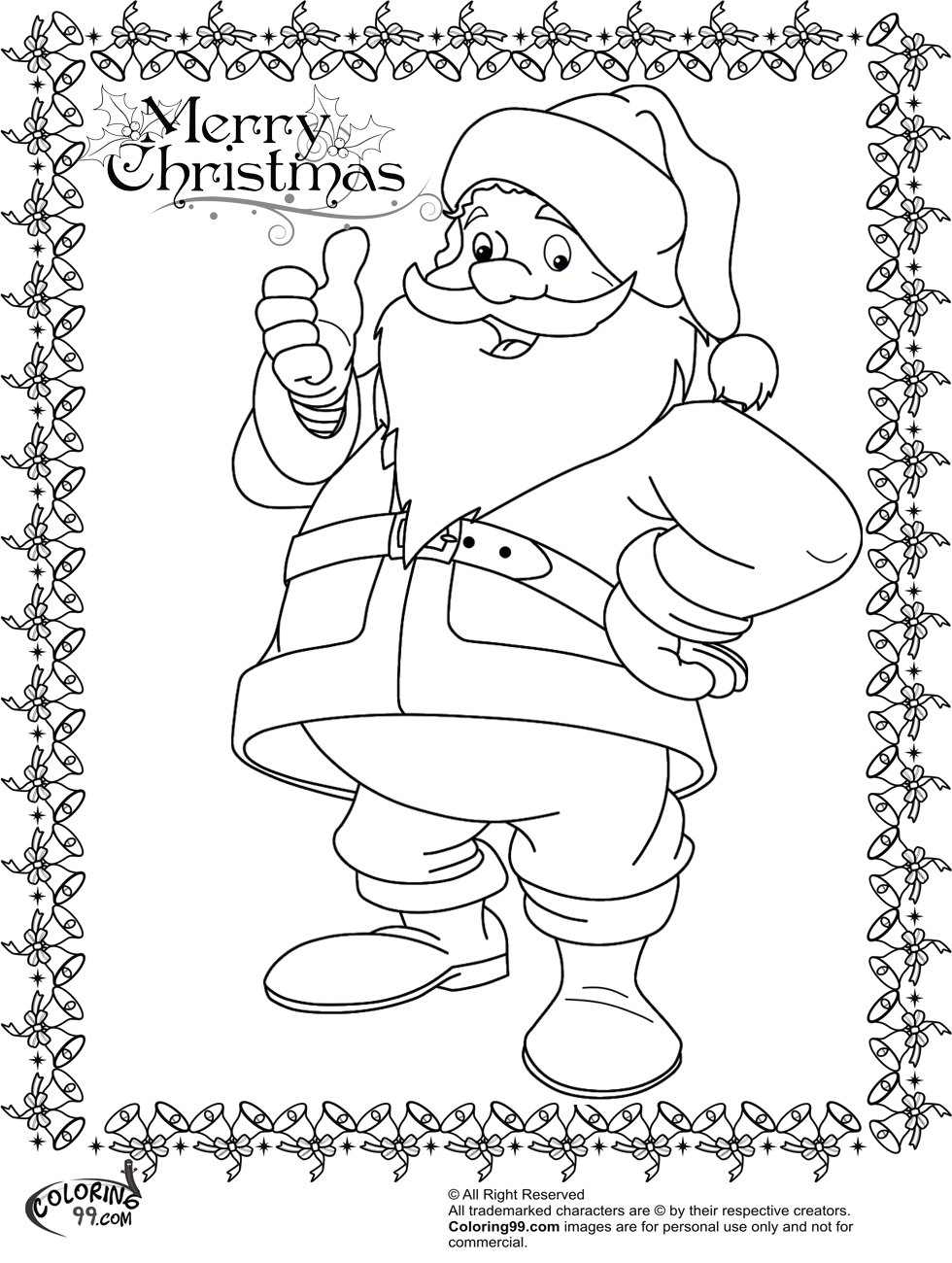 Get 85 Santa Clause Coloring Page Ideas 8