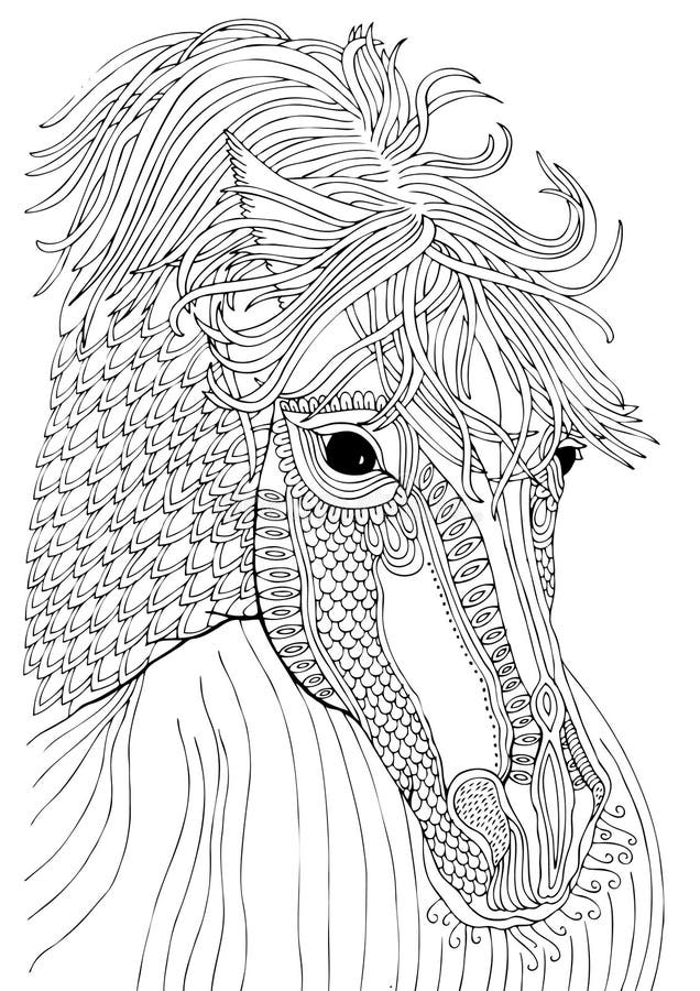 60 Printable Adult Horse Coloring Pages 7