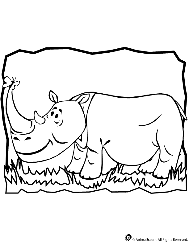 60 Printable Coloring Pages Of Rhinos 35