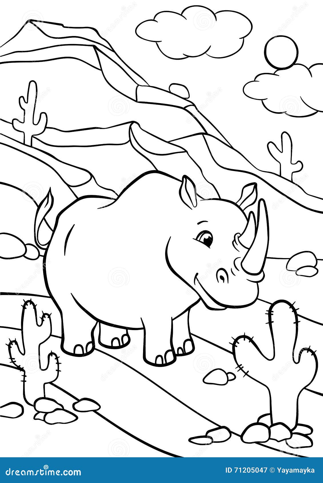 60 Printable Coloring Pages Of Rhinos 5