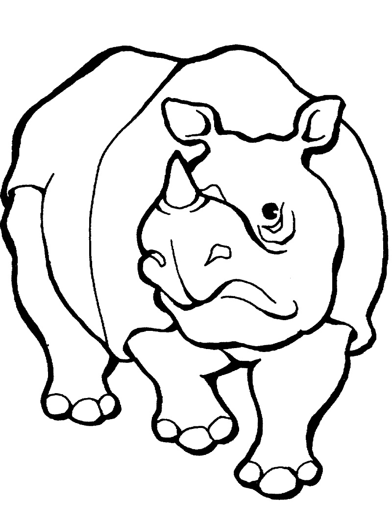 60 Printable Coloring Pages Of Rhinos 53