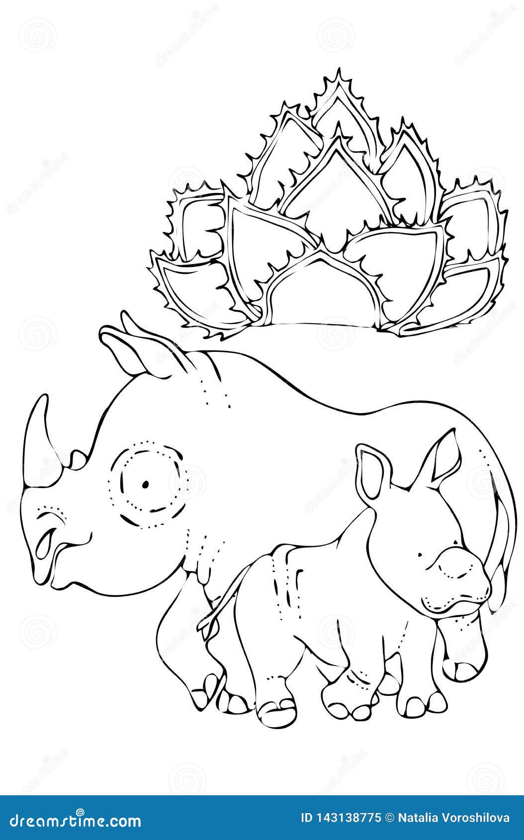 60 Printable Coloring Pages Of Rhinos 8